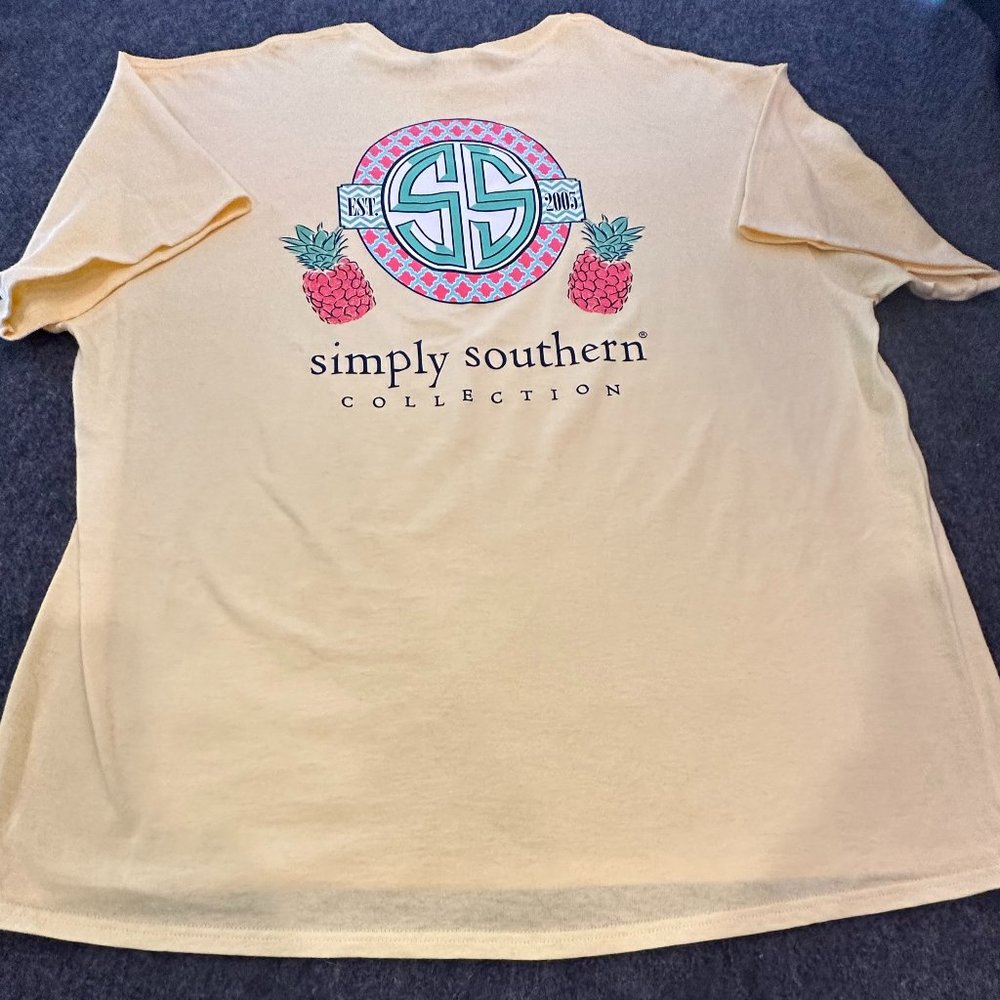 Women Simply Southern Yellow 2tXl Tee shirt  C9